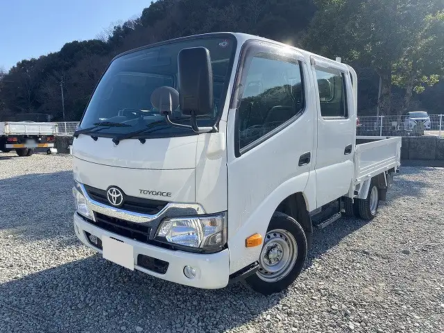 トヨタ トヨエース 小型 平ボディ Wキャブ 床鉄板 の中古トラック【車両No.182907】