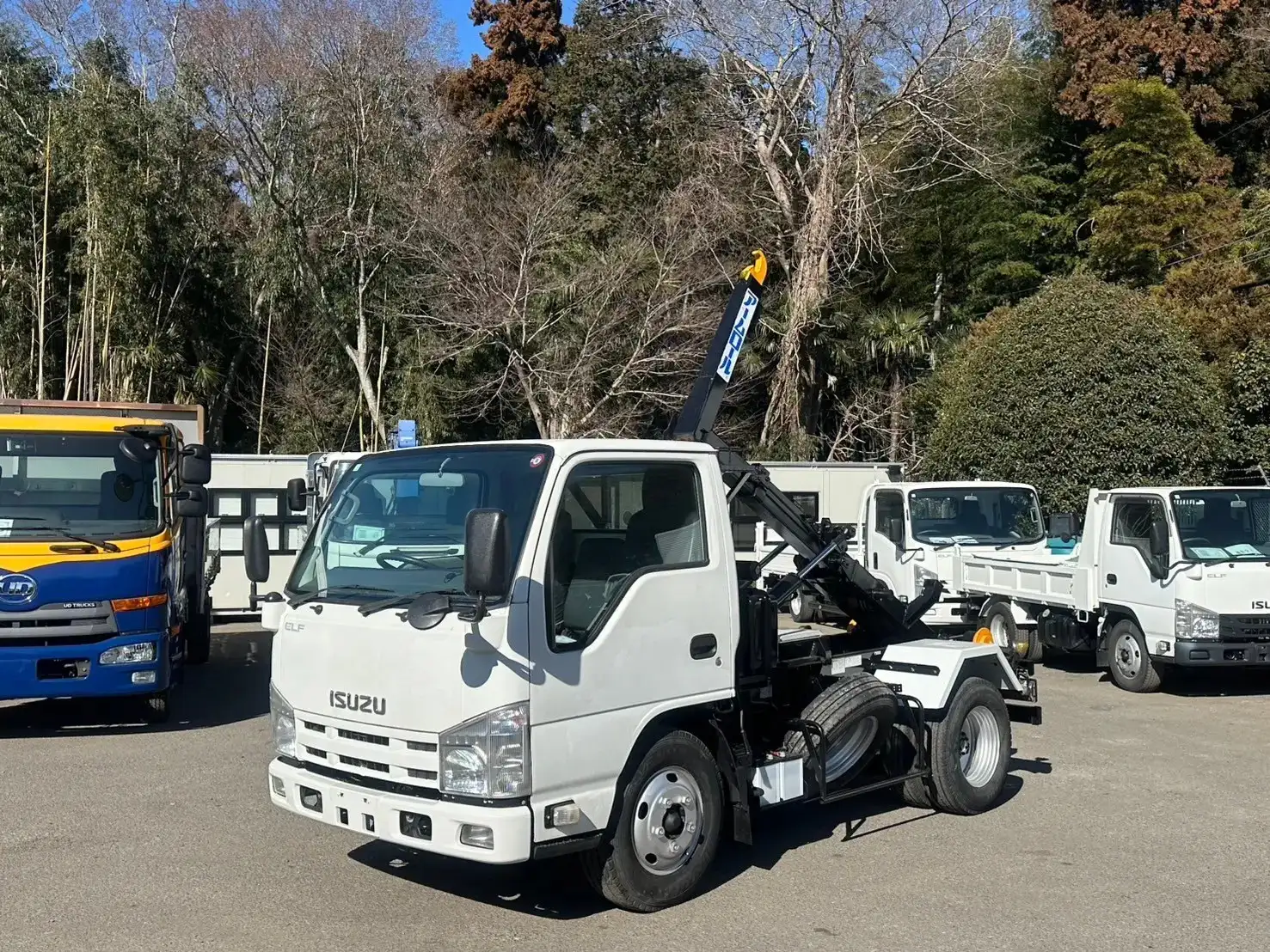いすゞ エルフ 小型 アームロール ツインホイスト TKG-NKR85AN の中古トラック【車両No.182926】