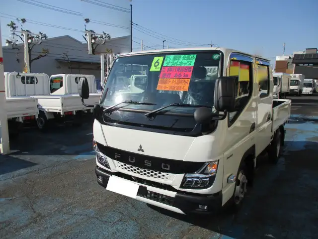 三菱 キャンター 小型 平ボディ Wキャブ 2RG-FBA20 の中古トラック【車両No.183412】