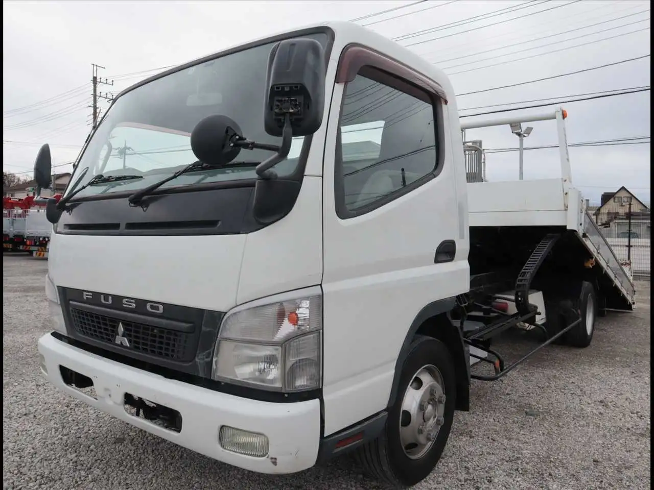 三菱 キャンター 小型 車両重機運搬 ラジコン ウインチ の中古トラック【車両No.183449】