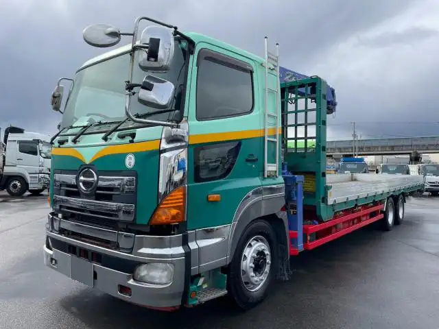 日野 プロフィア 大型 クレーン付 エアサス 4段 の中古トラック【車両No.183553】