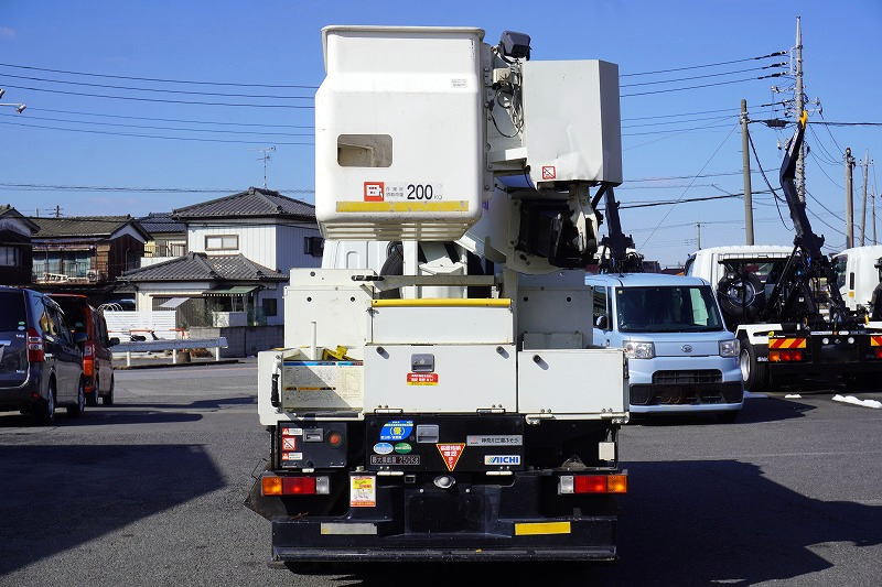 三菱 キャンター 小型 高所・建柱車 高所作業車 電工仕様の中古トラック画像3