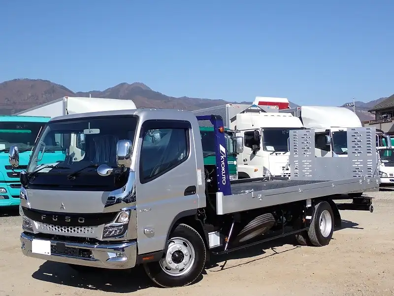 三菱 キャンター 小型 車両重機運搬 ラジコン ウインチ の中古トラック【車両No.183650】