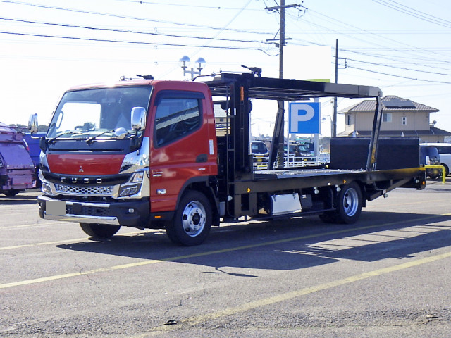 三菱 キャンター 小型 車両重機運搬 ラジコン ウインチの中古トラック画像4