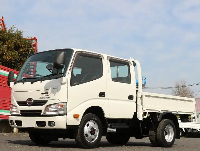 日野 デュトロ 小型 平ボディ Wキャブ 床鉄板 の中古トラック【車両No.183701】