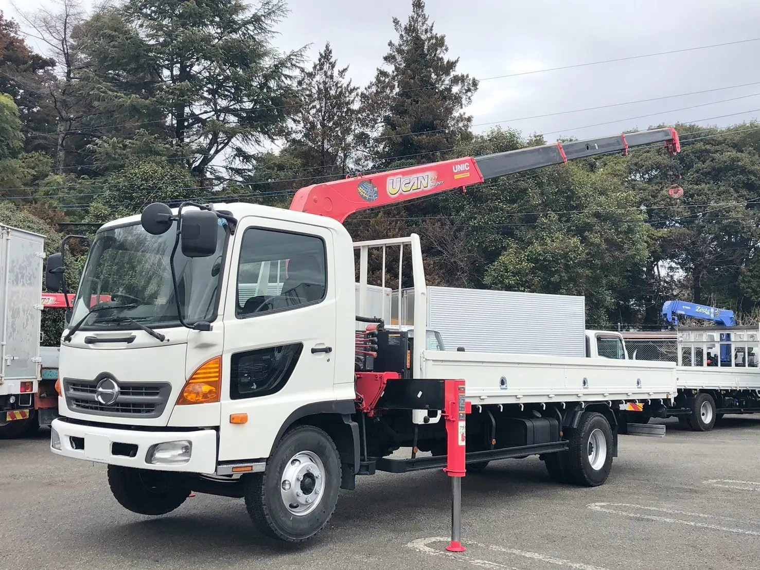 日野 レンジャー 中型/増トン クレーン付 4段 ラジコン｜画像1