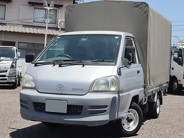 トヨタ タウンエース 小型 平ボディ 幌 GK-KM75 の中古トラック【車両No.185572】
