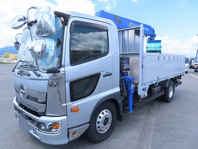 日野 レンジャー 中型/増トン クレーン付 アルミブロック 5段｜画像1