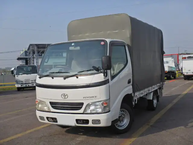トヨタ トヨエース 小型 平ボディ 幌 床鉄板｜画像1