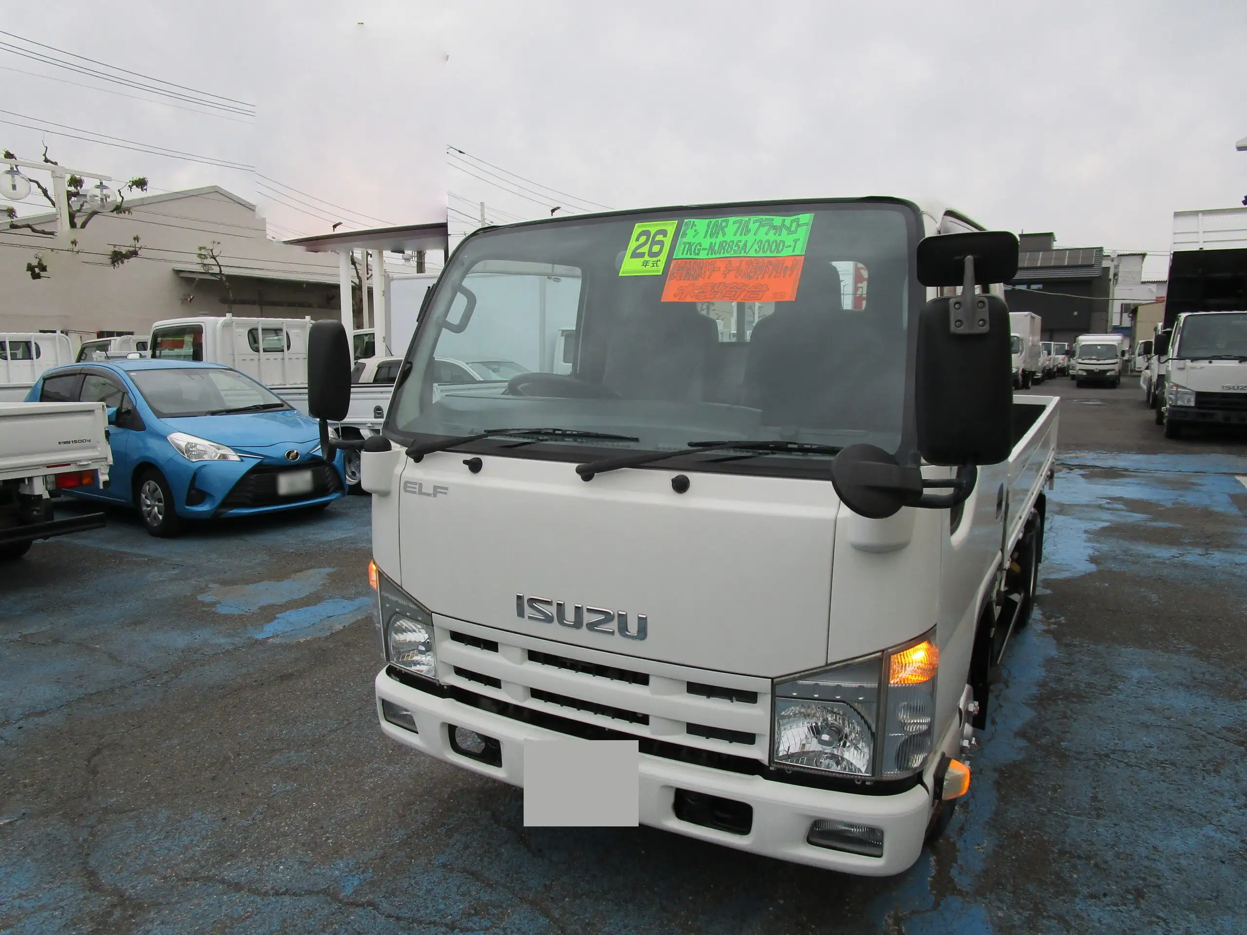 いすゞ エルフ 小型 平ボディ TRG-NJR85A H26｜画像1