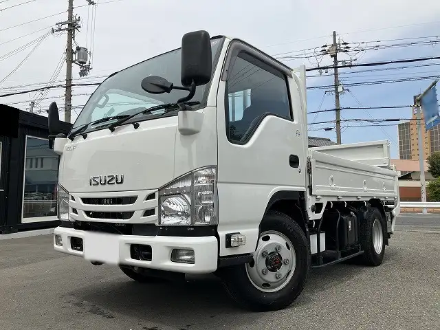 いすゞ エルフ 小型 平ボディ パワーゲート 床鉄板｜画像1