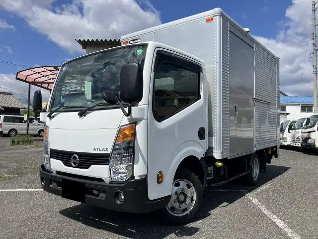 日産 アトラス 小型 アルミバン パワーゲート サイドドア｜画像1