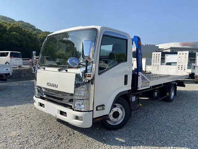いすゞ エルフ 小型 車両重機運搬 ラジコン ウインチ｜画像1