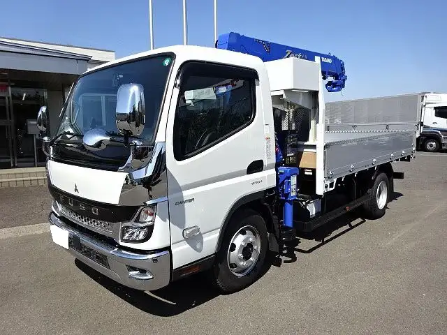 三菱 キャンター 小型 クレーン付 アルミブロック 4段｜画像1