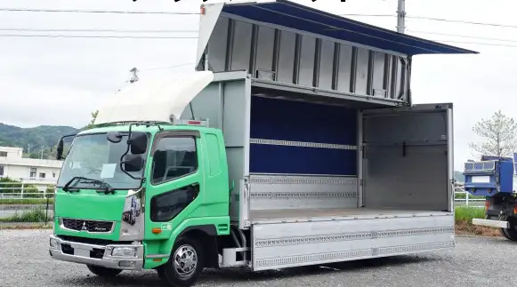 三菱 ファイター 中型/増トン ウイング パワーゲート エアサス｜画像1