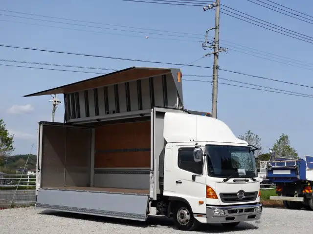日野 レンジャー 中型/増トン ウイング エアサス ベッド｜画像1