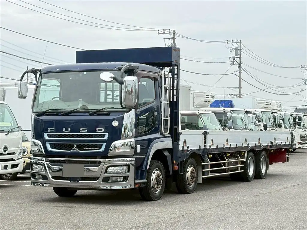三菱 スーパーグレート 大型 平ボディ アルミブロック エアサス の中古トラック【車両No.187612】