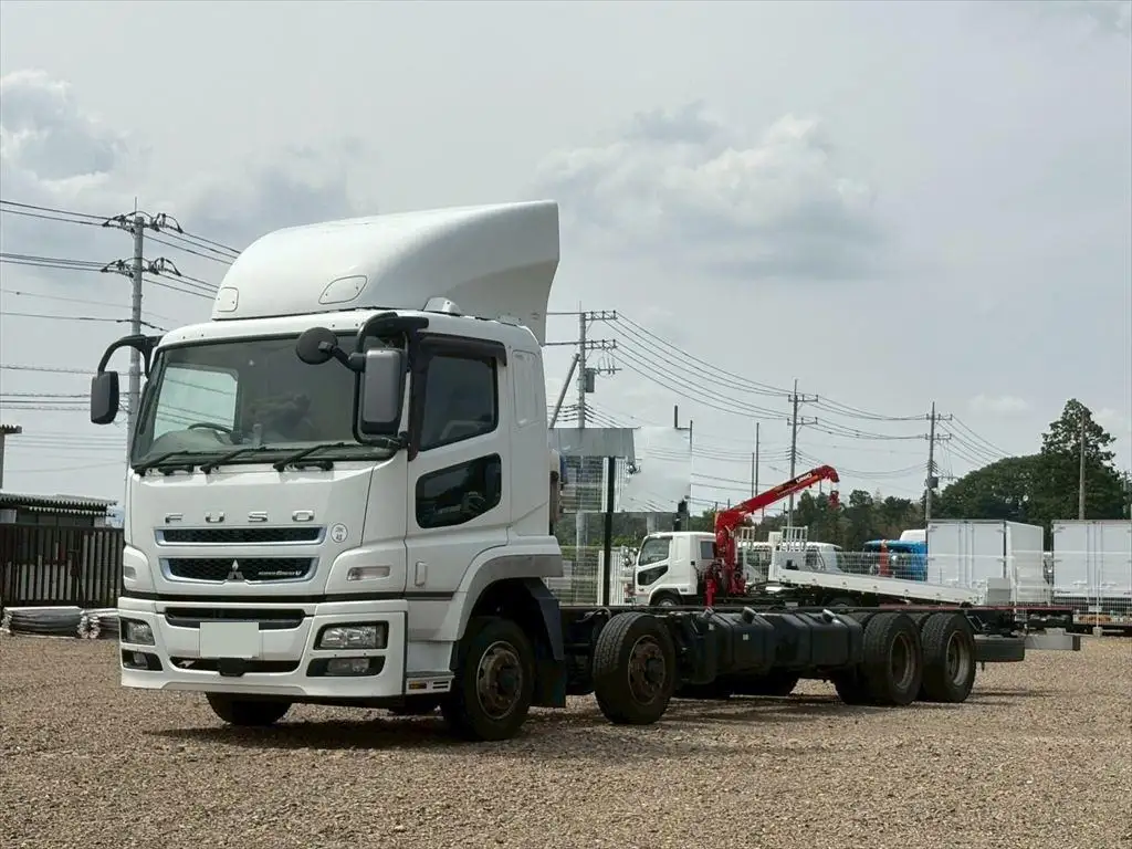 三菱 スーパーグレート 大型 シャーシ ベッド エアサス の中古トラック【車両No.187609】