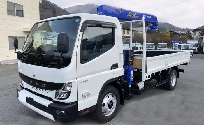 三菱 キャンター 小型 クレーン付 4段 ラジコン｜画像1