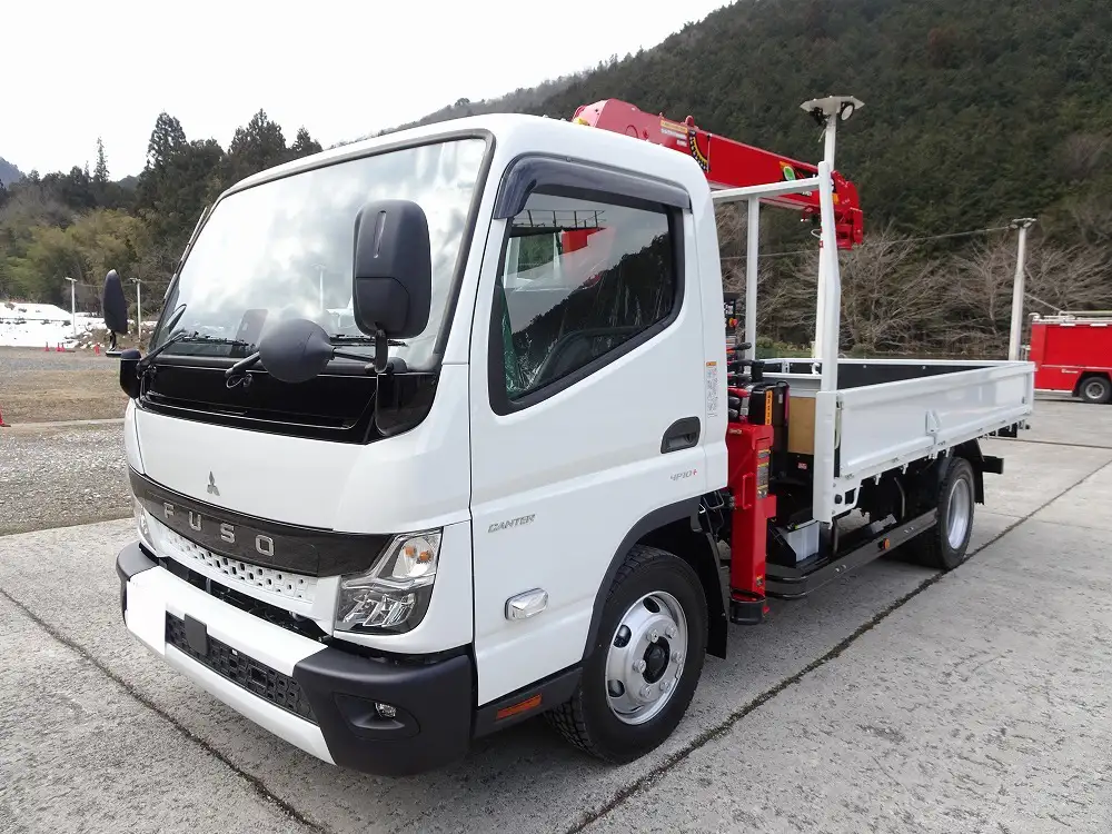 三菱 キャンター 小型 クレーン付 4段 ラジコン｜画像1