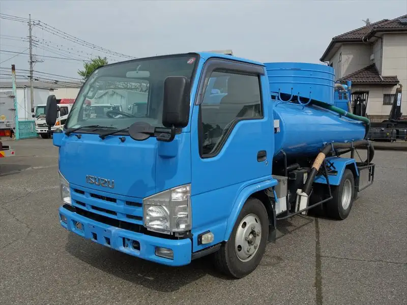 いすゞ エルフ 小型 タンク車 バキューム TKG-NKR85N｜画像1