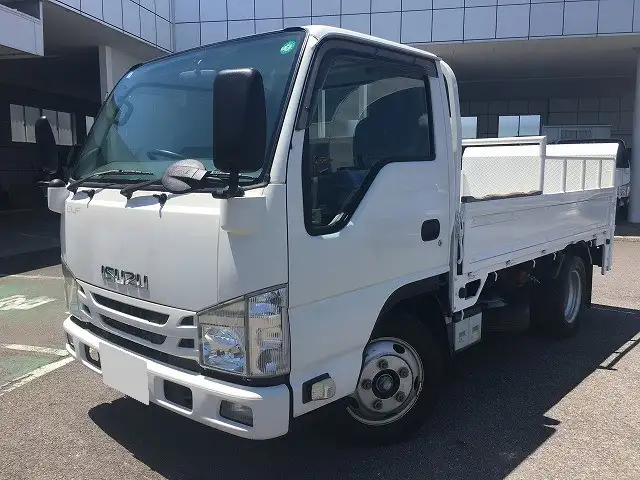 いすゞ エルフ 小型 平ボディ パワーゲート 床鉄板｜画像1