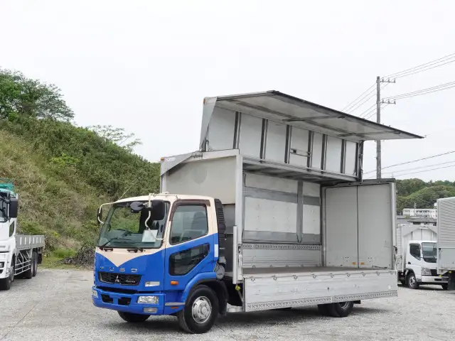 三菱 ファイター 中型/増トン ウイング エアサス TKG-FK74F｜画像1