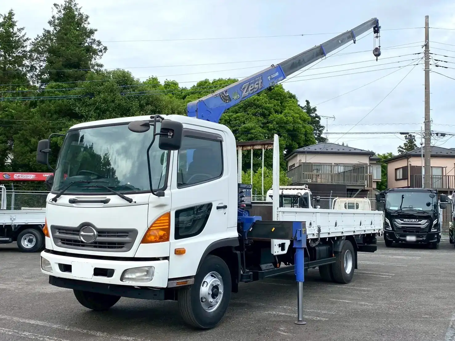 日野 レンジャー 中型/増トン クレーン付 4段 ラジコン｜画像1