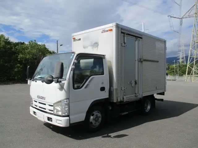 いすゞ エルフ 小型 アルミバン サイドドア BKG-NJR85AN｜画像1