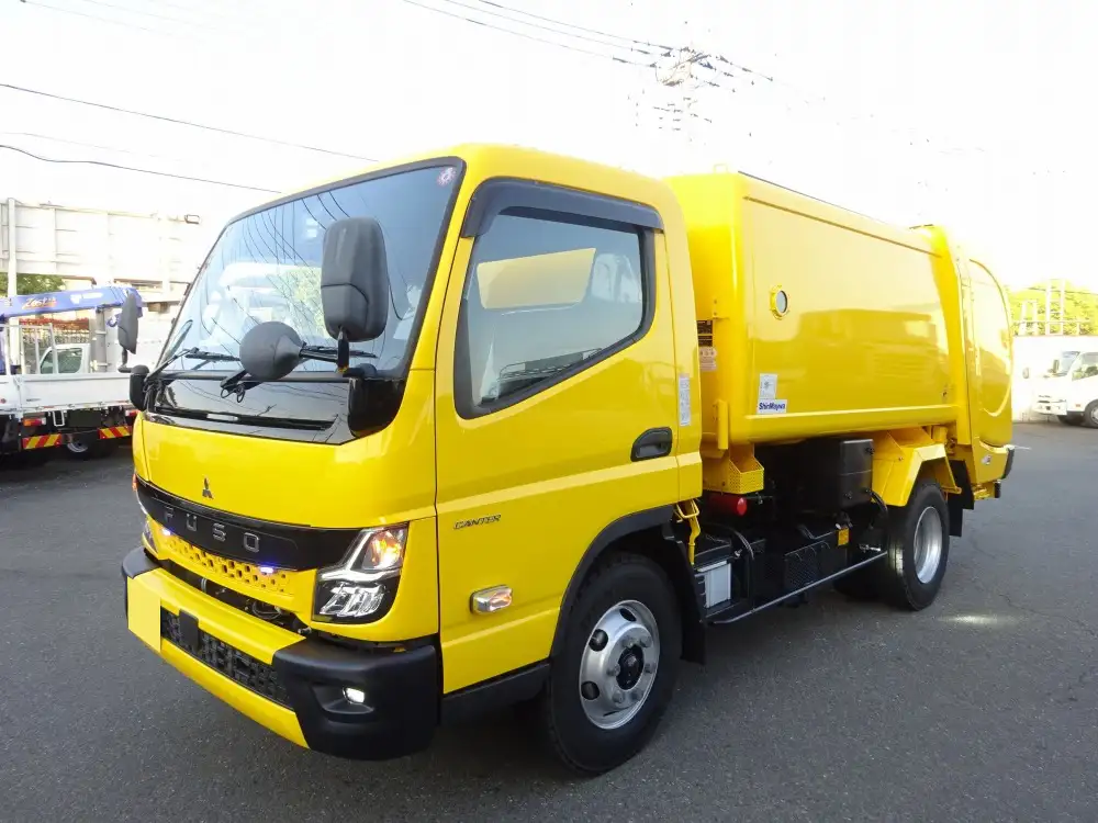 三菱 キャンター 小型 パッカー車 巻き込み式 回転ダンプ式｜画像1
