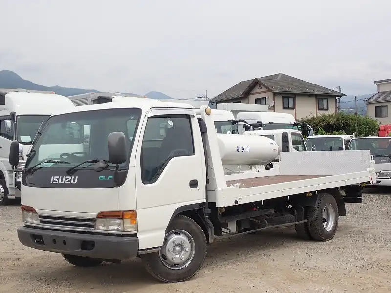 いすゞ エルフ 小型 車両重機運搬 ラジコン ウインチ の中古トラック【車両No.188215】