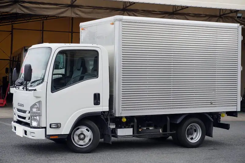 いすゞ エルフ 小型 アルミバン 2RG-NLR88AN R2｜画像1