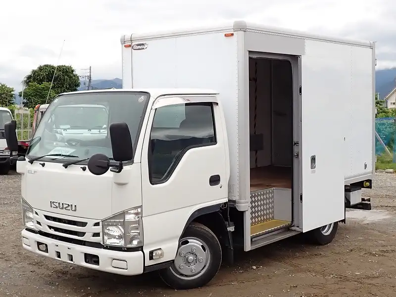 いすゞ エルフ 小型 アルミバン サイドドア 3枚観音 の中古トラック【車両No.189346】