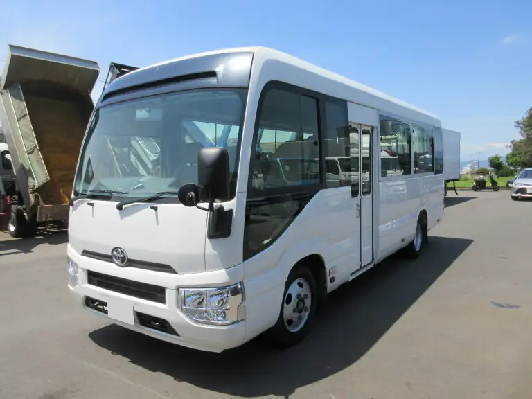 トヨタ コースター 小型 バス マイクロバス SKG-XZB70 の中古トラック【車両No.189378】