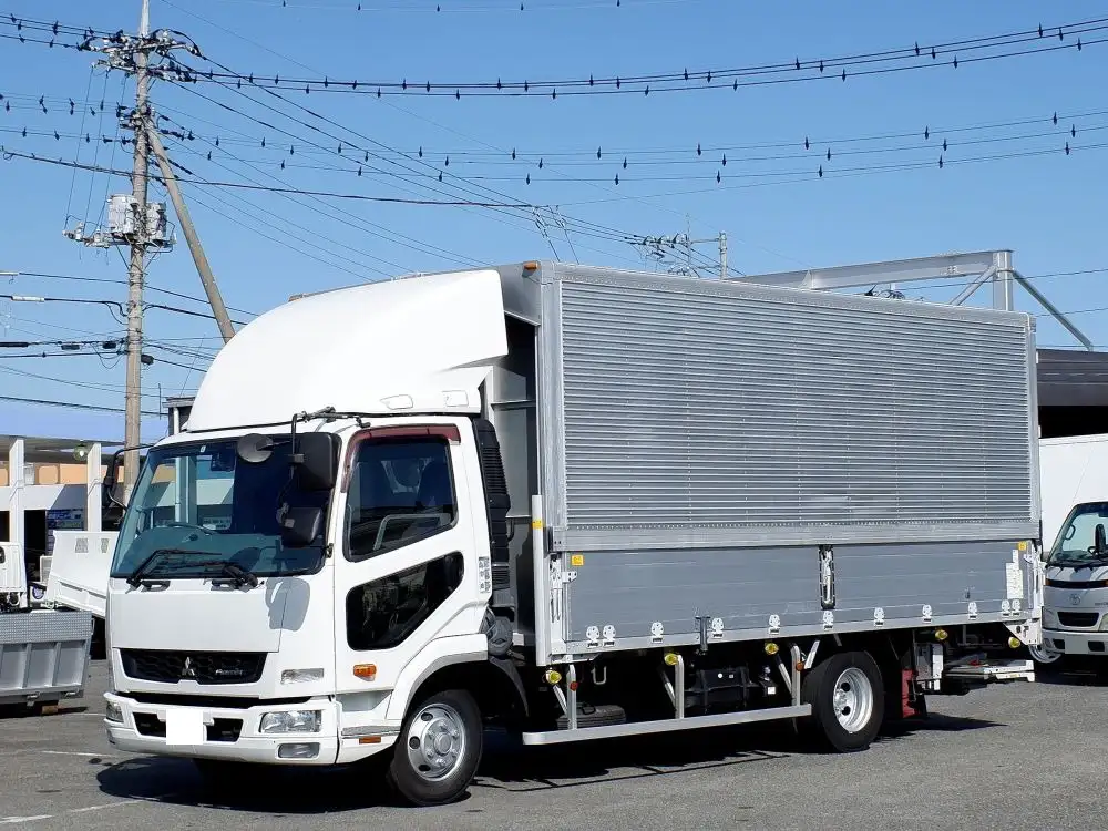 三菱 ファイター 中型/増トン ウイング パワーゲート TKG-FK71F の中古トラック【車両No.189386】