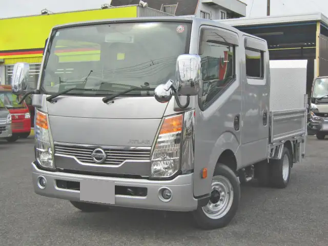 日産 アトラス 小型 平ボディ Wキャブ パワーゲート の中古トラック【車両No.189481】