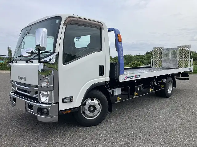 いすゞ エルフ 小型 車両重機運搬 ラジコン ウインチ の中古トラック【車両No.189539】