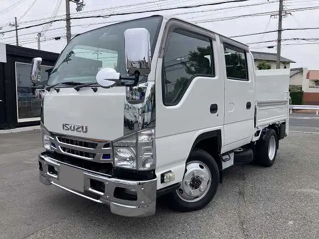いすゞ エルフ 小型 平ボディ Wキャブ パワーゲート の中古トラック【車両No.189525】
