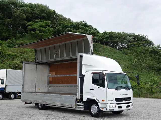 三菱 ファイター 中型/増トン ウイング ベッド QKG-FK62FZ の中古トラック【車両No.189578】
