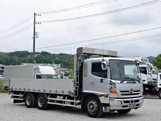 日野 レンジャー 中型/増トン 平ボディ アルミブロック ベッド の中古トラック【車両No.189580】