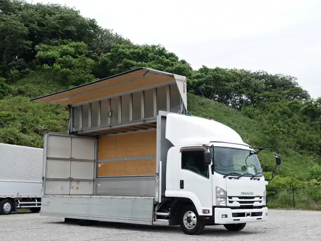 いすゞ フォワード 中型/増トン ウイング パワーゲート ベッド の中古トラック【車両No.189624】