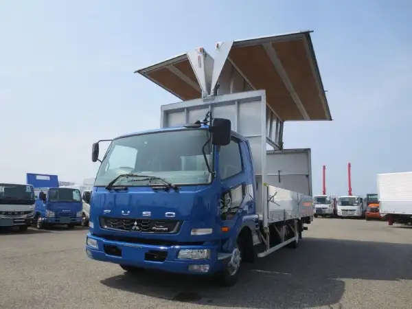 三菱 ファイター 中型/増トン ウイング パワーゲート ベッド の中古トラック【車両No.189734】