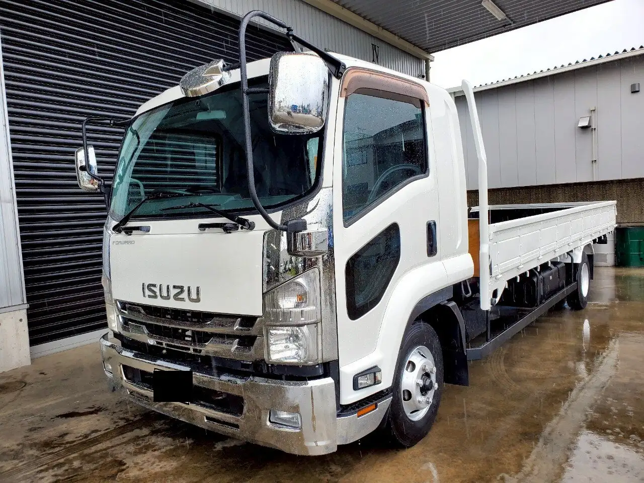 いすゞ フォワード 中型/増トン 平ボディ ベッド TKG-FRR90S2 の中古トラック【車両No.190061】