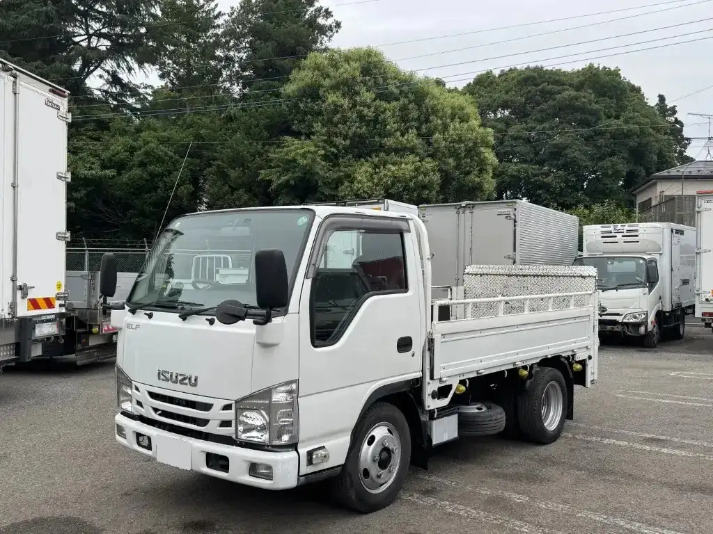 いすゞ エルフ 小型 平ボディ パワーゲート 床鉄板 の中古トラック【車両No.190771】