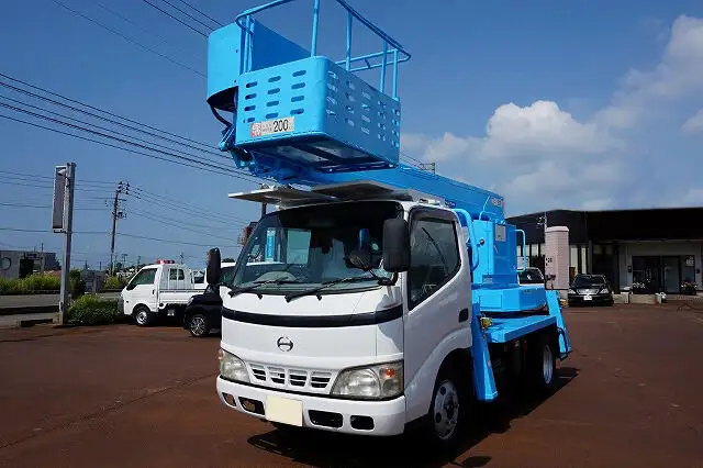 日野 デュトロ 小型 高所・建柱車 高所作業車 PB-XZU301E の中古トラック【車両No.87576】