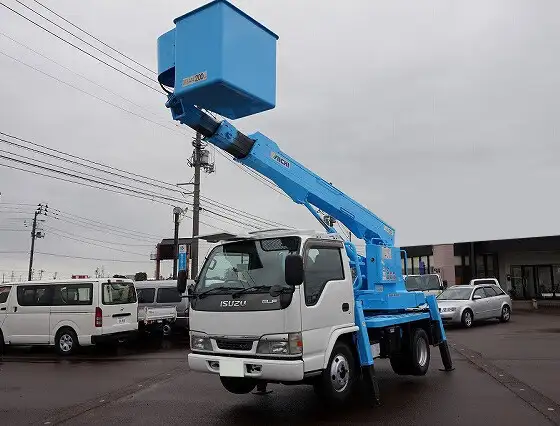 いすゞ エルフ 小型 高所・建柱車 高所作業車 KR-NKR81E3N の中古トラック【車両No.87570】
