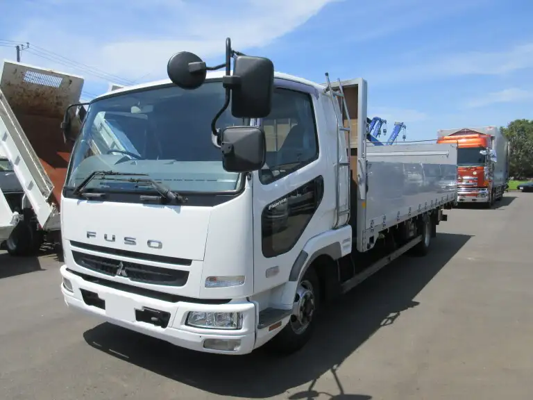 三菱 ファイター 中型/増トン 平ボディ パワーゲート アルミブロック の中古トラック【車両No.190953】