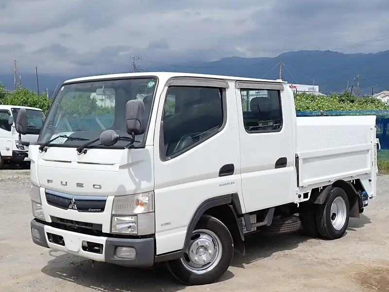 三菱 キャンター 小型 平ボディ Wキャブ パワーゲート の中古トラック【車両No.191016】