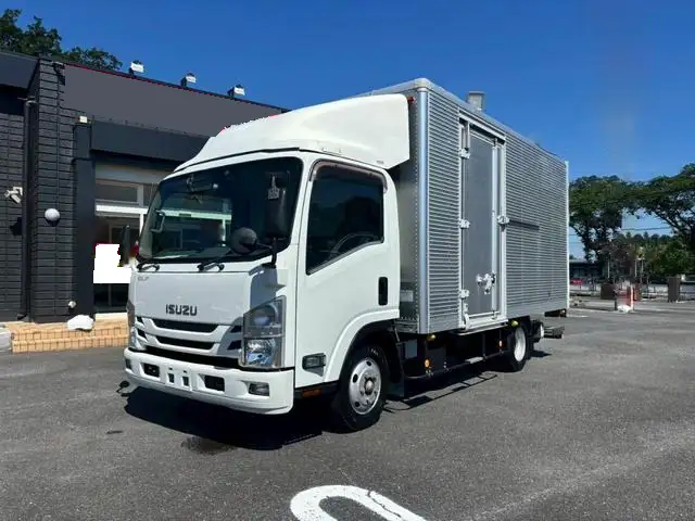 いすゞ エルフ 小型 アルミバン パワーゲート サイドドア の中古トラック【車両No.191077】