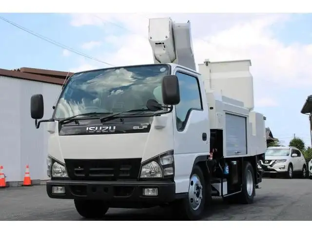 いすゞ エルフ 小型 高所・建柱車 高所作業車 電工仕様 の中古トラック【車両No.191142】
